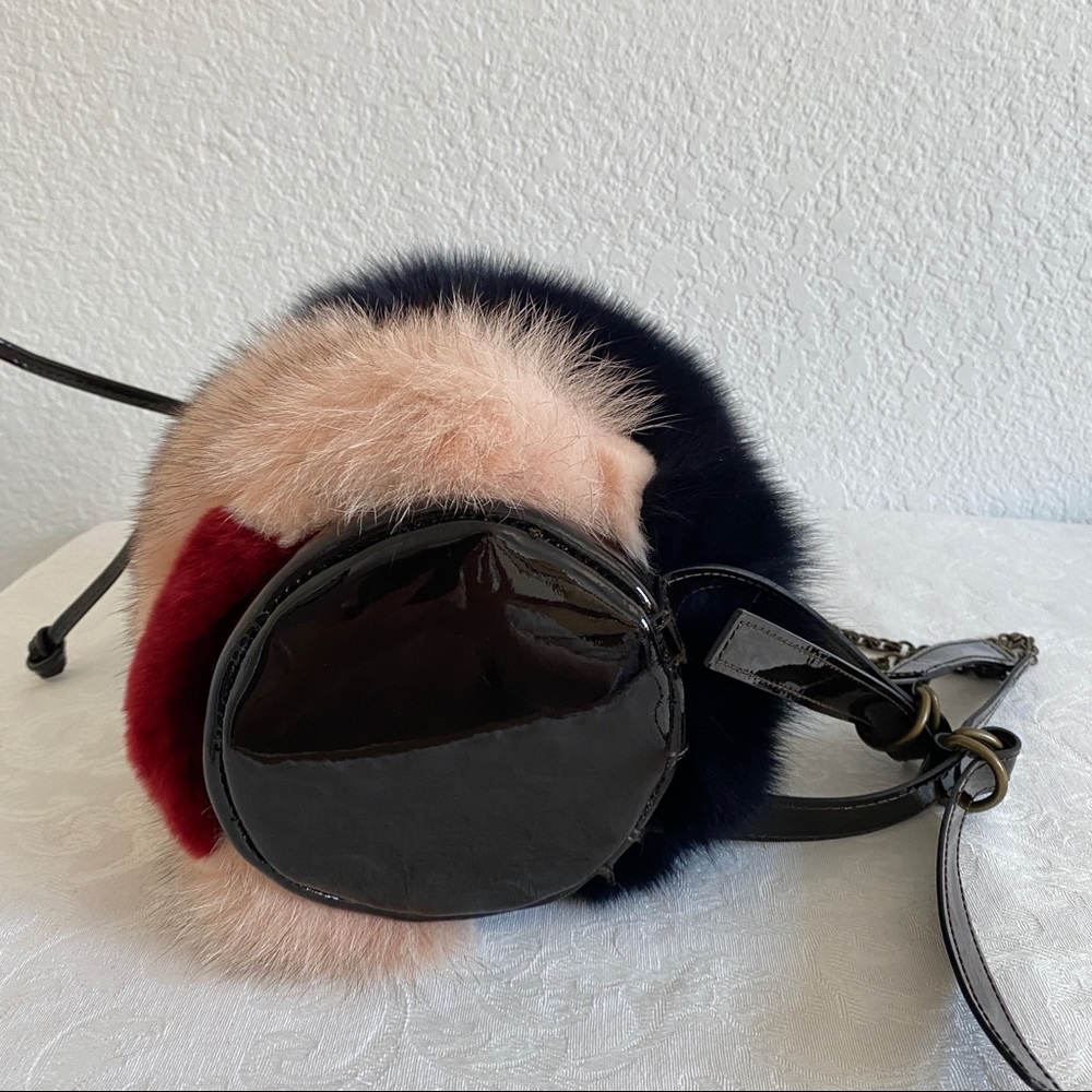 Mr and Mrs Italy fox fur Backpack - Picture 6 of 10